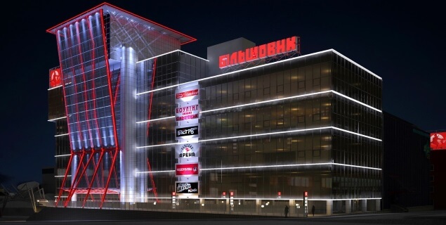 Освещение фасада osveshenie-fasada