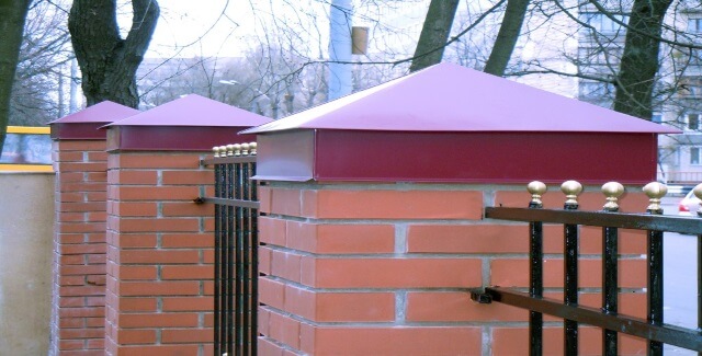 Накрывки для заборов nakruvki-dlya-stolbov