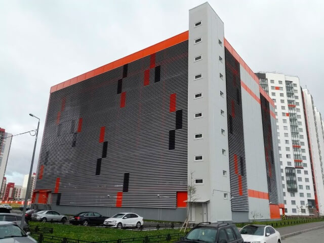 фасад-паркинга Fasad-parkinga