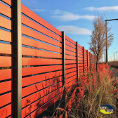 zovmarketing A 1.8 meter high fence constructed from 18 solid 1b0bd520 3f7e 48f1 806e df743cd32e3a 3