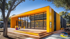 zovmarketing A community library exterior utilizing vertical 8efb6f1e 96f8 458a 945e 347ff86be738 3