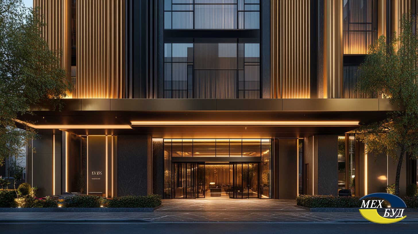 zovmarketing A luxury boutique hotel with a facade composed o 55e8833e 8bd6 4086 999e 6352350622a7 0