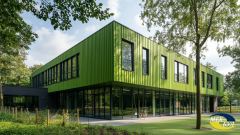 zovmarketing Vertical linear planks in RAL 6005 Moss Green 18 738eb187 ae42 409f a127 ca7077557468 3