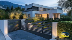 zovmarketing 2.2 meter horizontal aluminum fence in RAL 9007 8a7cd19d c841 4a68 93e7 d36c0651e2bb 1