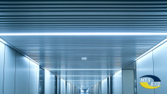 zovmarketing A hotel corridor ceiling features RAL 7037 Dusty 7f0660cc e407 4905 a2e0 2922ed139b7c 1