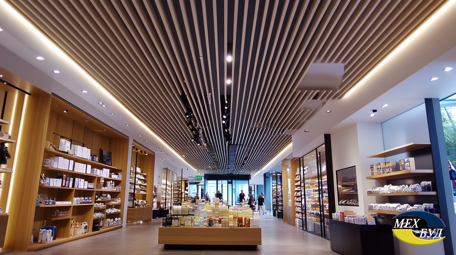 Metal Ceiling Designs Transforming Product Showrooms in Ukraine 1