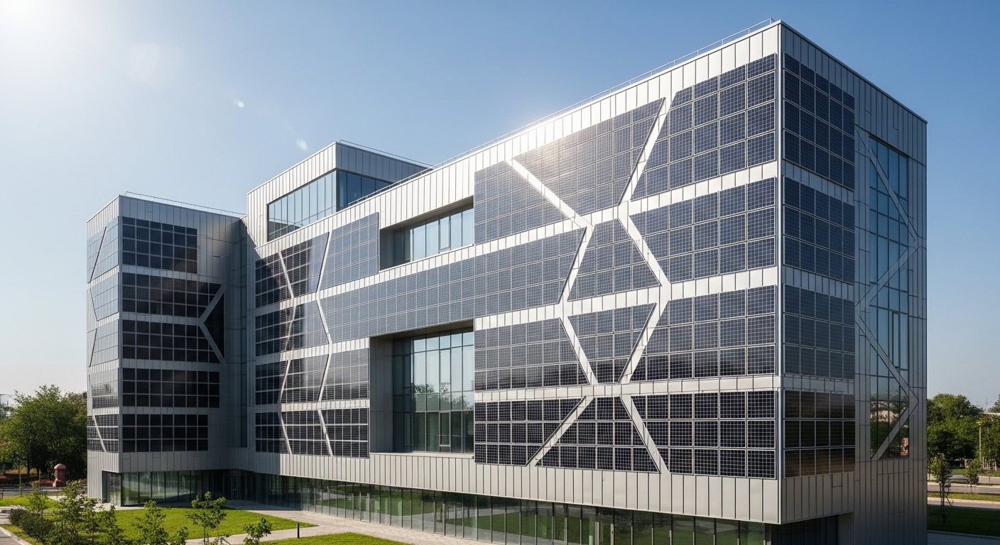 Intehratsiya sonyachnykh paneley u metalevi fasady (7) Intehratsiya sonyachnykh paneley u metalevi fasady 7