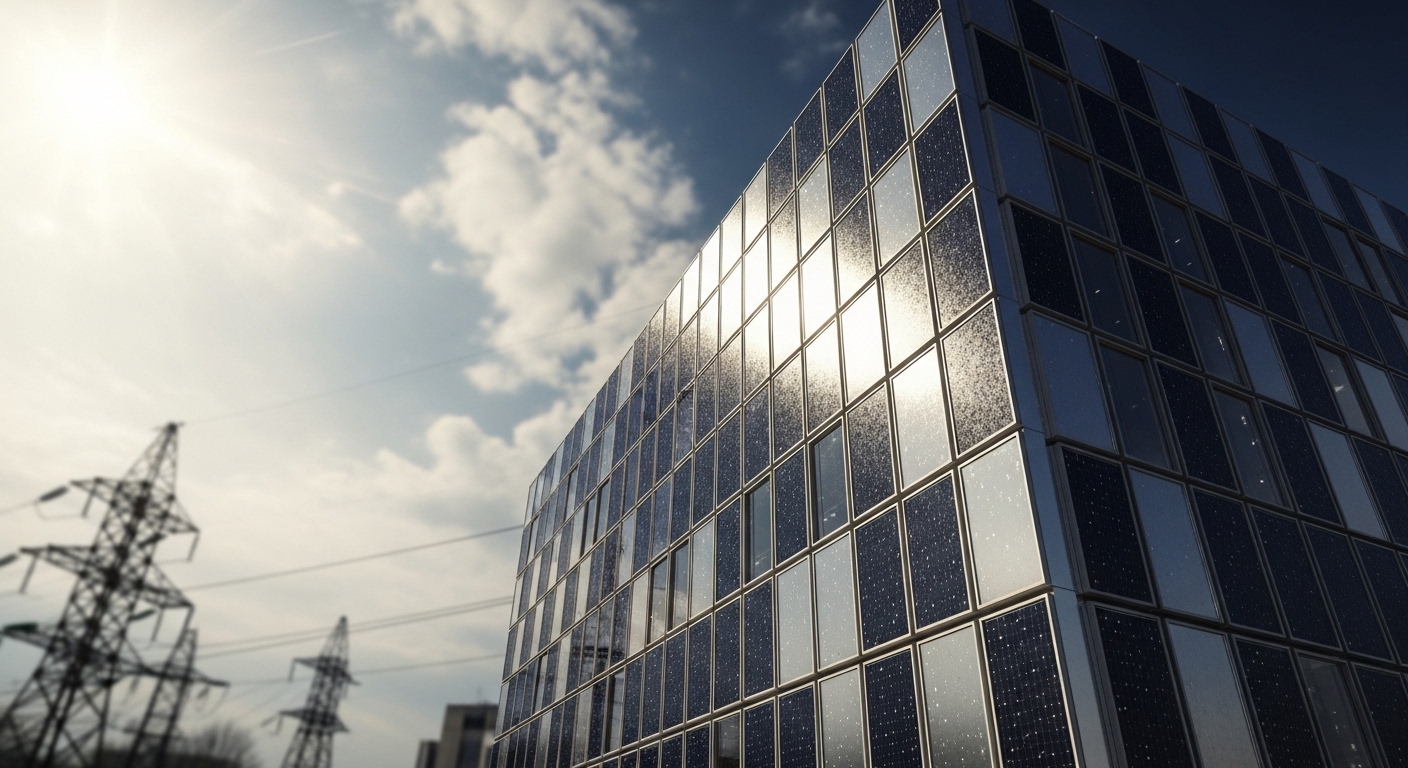 Intehratsiya sonyachnykh paneley u metalevi fasady (8) Intehratsiya sonyachnykh paneley u metalevi fasady 8