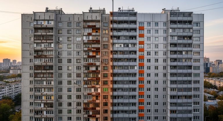Реновация советских панельных домов: Как современные вентилируемые металлические фасады решают проблему энергоэффективности