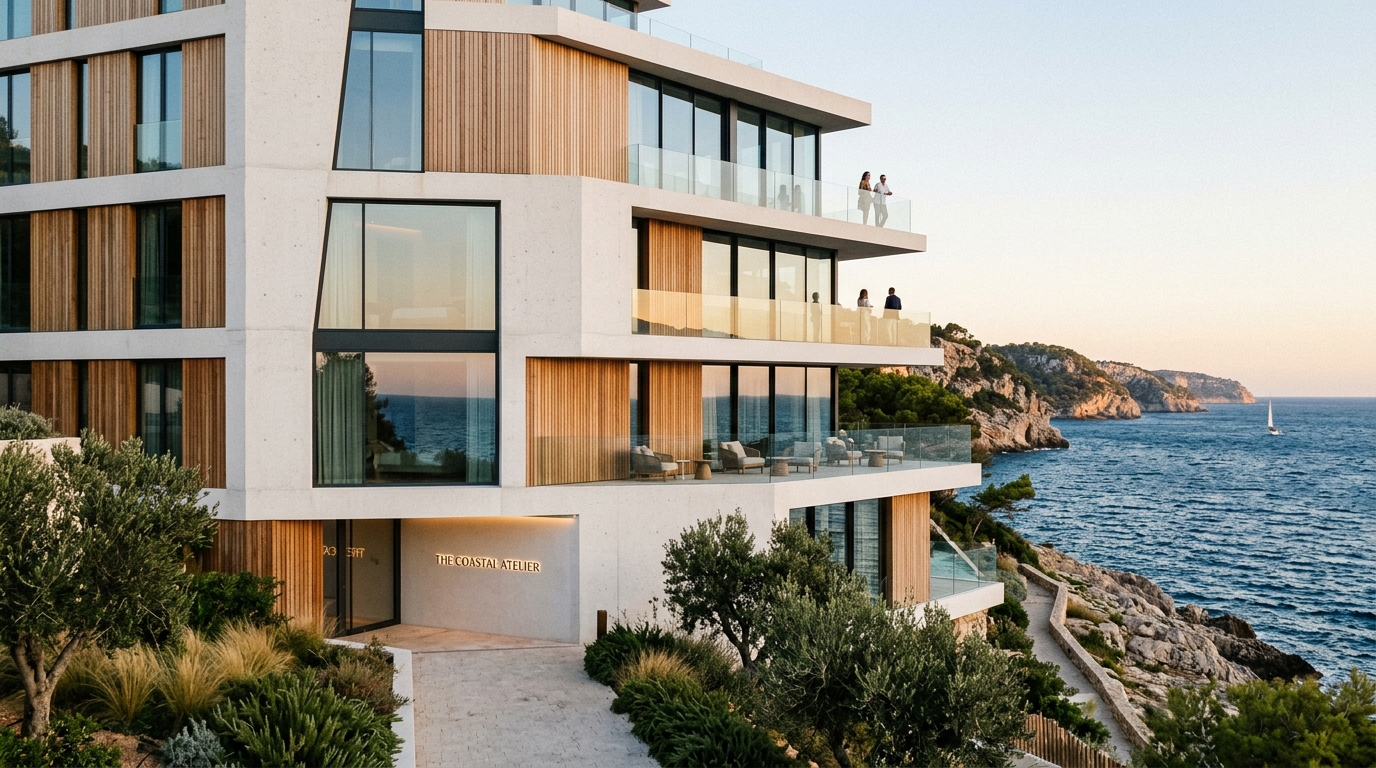 Designer_building_facade_by_sea_202607280833 Designer building facade by sea 202607280833