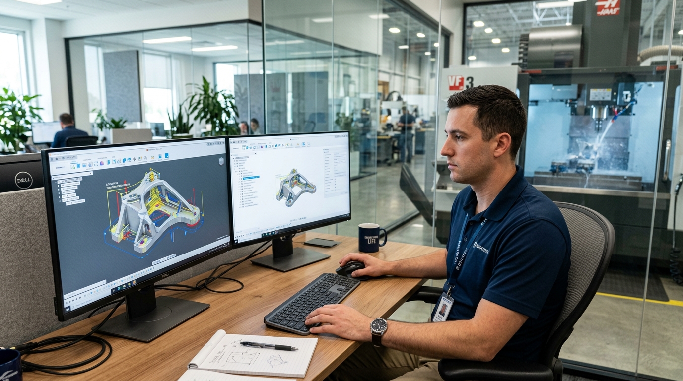 Engineer_using_CAD_software_202607300835 Engineer using CAD software 202607300835