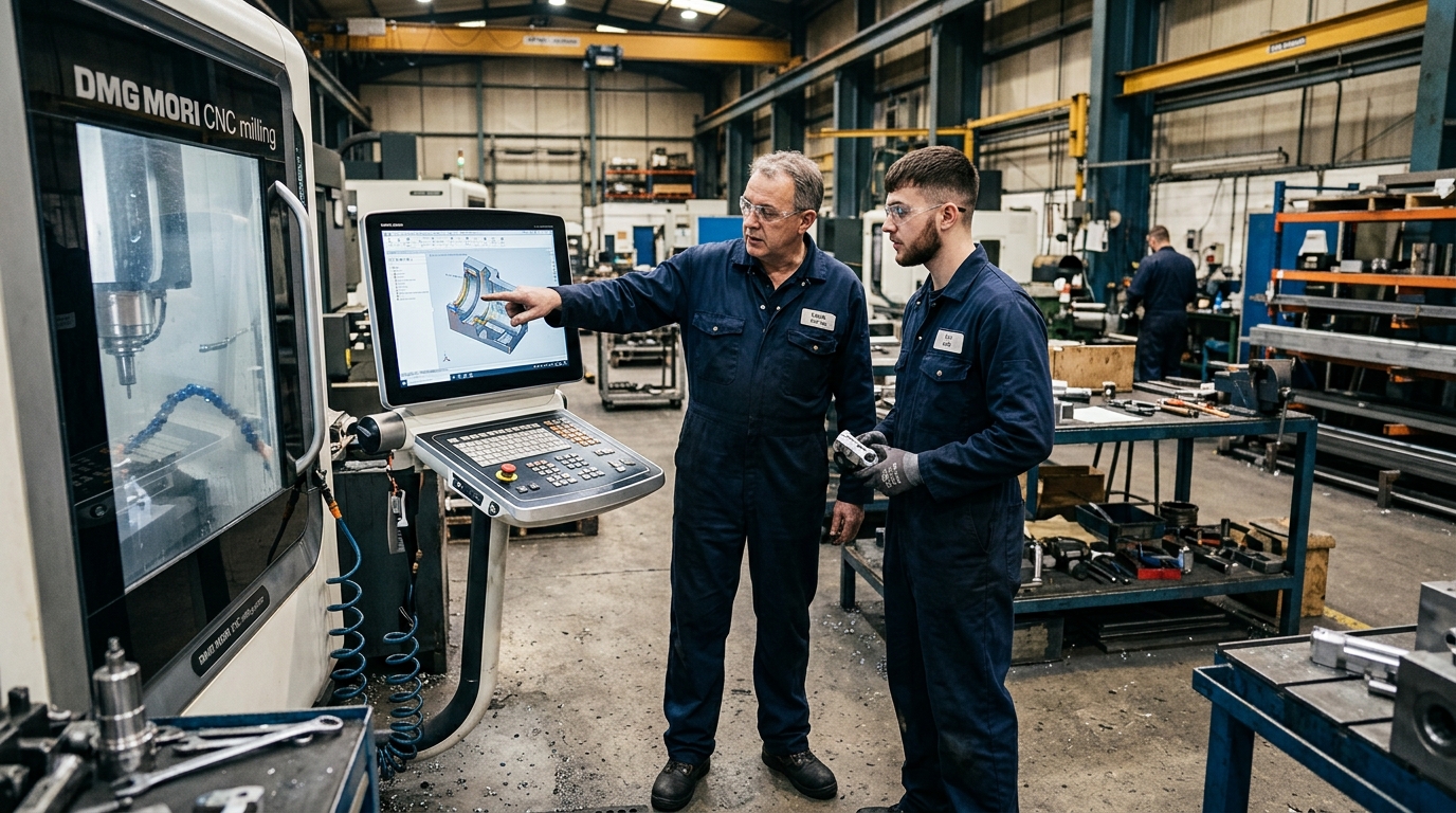 Workers_discussing_CAD_model_202607300835 Workers discussing CAD model 202607300835