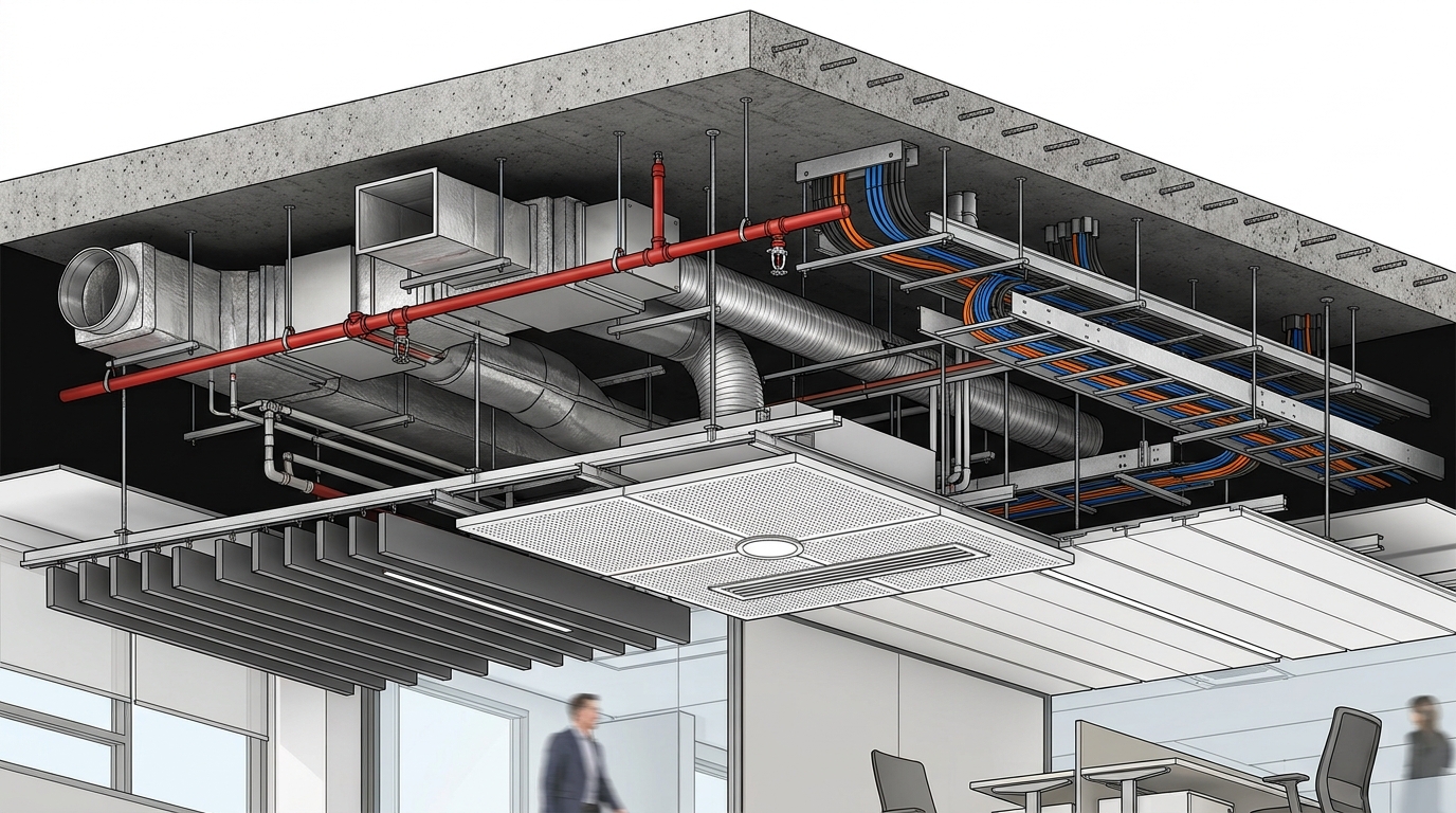 Architectural cutaway suspended … 202608050926