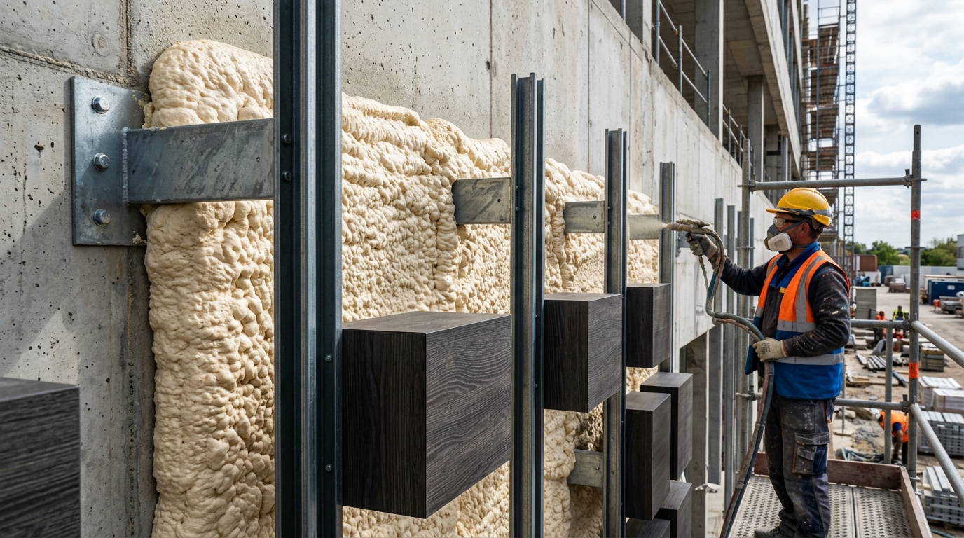 Applying_thermal_insulation Applying thermal insulation
