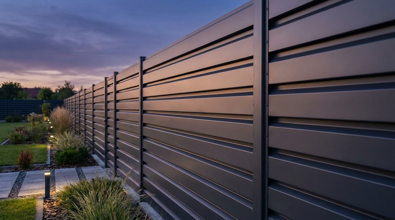 Metal fence bordering landscapin… 202609070802