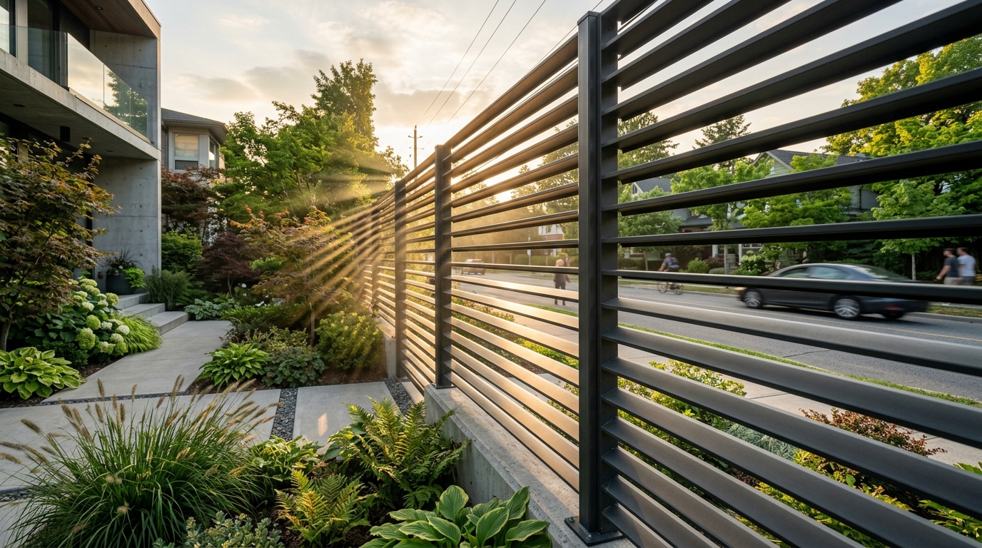 View_through_metal_louver_fence_20260921104442 View through metal louver fence 20260921104442