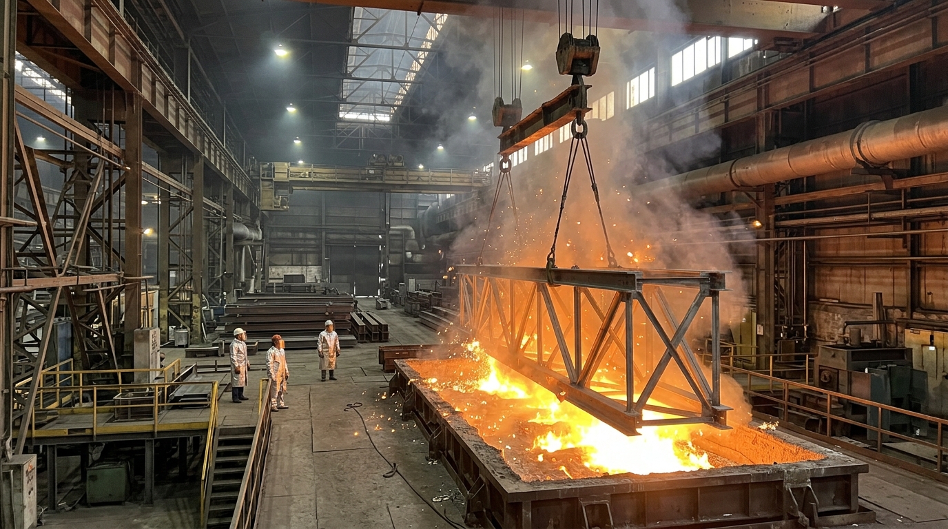 Crane_lowering_steel_into_vat_20261018150640 Crane lowering steel into vat 20261018150640