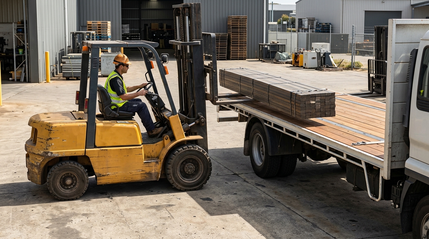 Forklift_loading_cargo_onto_truck_20261008072745 Forklift loading cargo onto truck 20261008072745