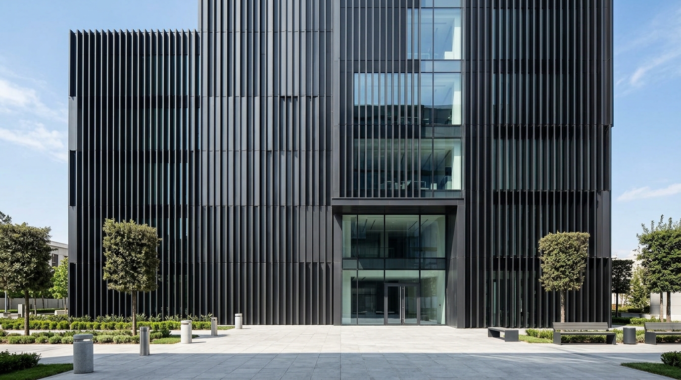 Office_building_facade_with_meta…_20261005072250 Office building facade with meta… 20261005072250